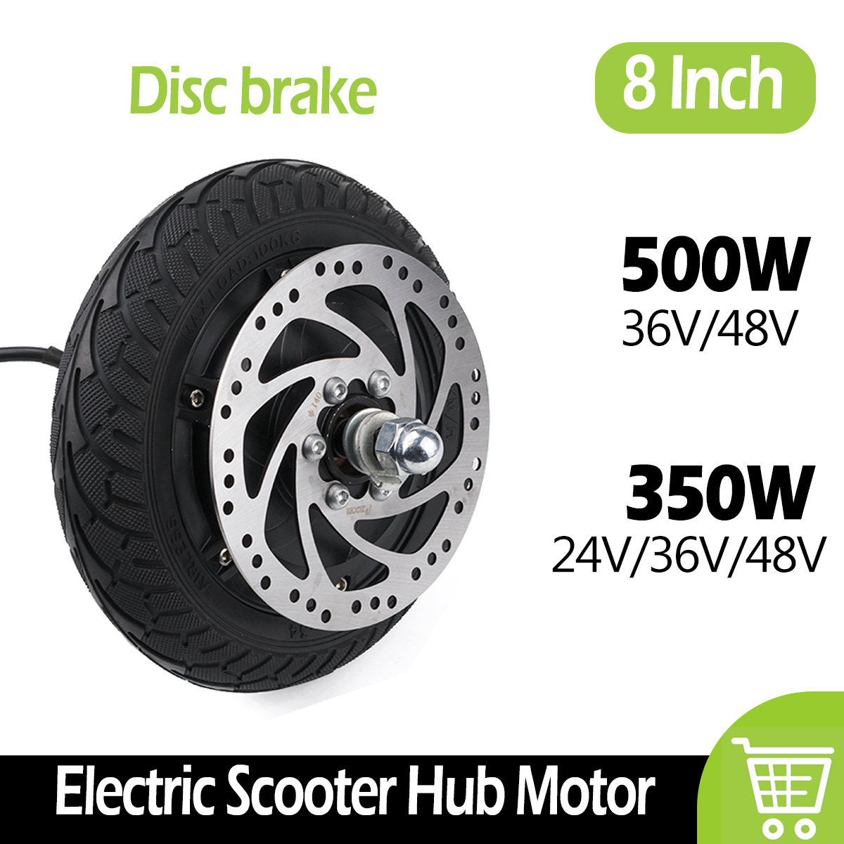 Electric Scooter 500W - 8 Inch Elektrische Scooter Motor Borstelloze