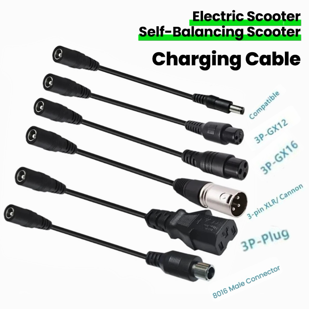 DC5.5MM Naar M12/M16/8016/5525 - Electric Scooter Charger recensie en prijs